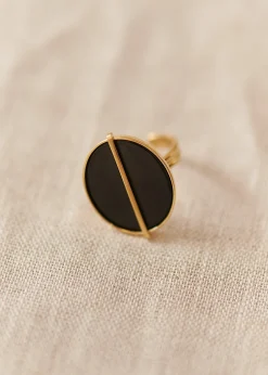 Shop Motus Boutique Bague Andrée Noir-BagueAndrée