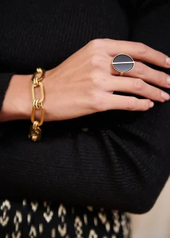 Shop Motus Boutique Bague Andrée Noir-BagueAndrée