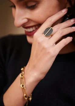 Shop Motus Boutique Bague Andrée Noir-BagueAndrée