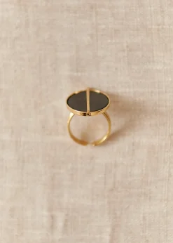 Shop Motus Boutique Bague Andrée Noir-BagueAndrée