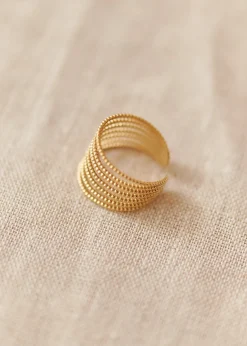 New Motus Boutique Bague Irisa Doré-BagueIrisa