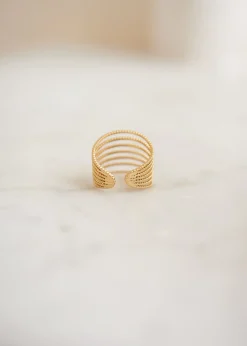 New Motus Boutique Bague Irisa Doré-BagueIrisa