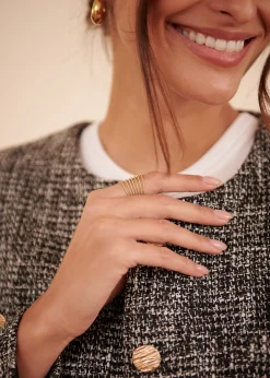 New Motus Boutique Bague Irisa Doré-BagueIrisa