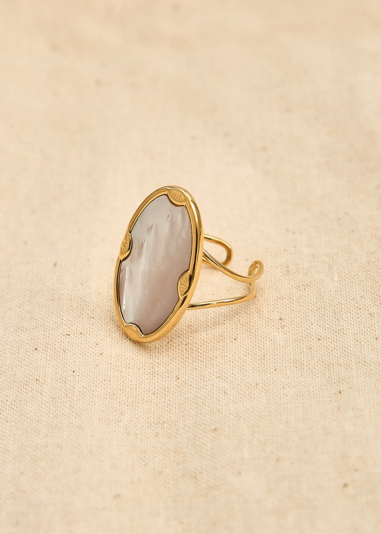 Online Motus Boutique Bague Laure Nacre-BagueLaure