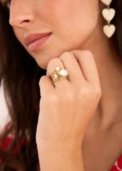 Online Motus Boutique Bague Linda Nacre-BagueLinda