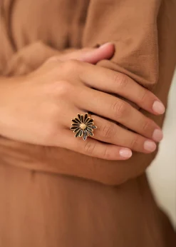 Best Motus Boutique Bague Mila Noir-BagueMila