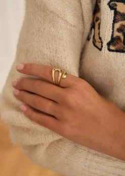 Best Motus Boutique Bague Nyl Doré-BagueNyl