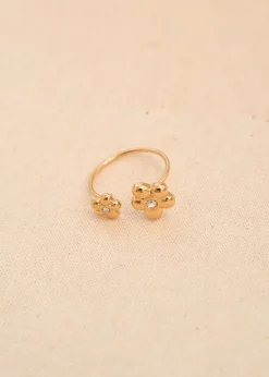 Fashion Motus Boutique Bague Satine DoréStrass-BagueSatine