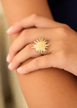 Shop Motus Boutique Bague Sun Doré-BagueSun