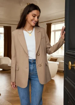 Discount Motus Boutique Blazer Franky Taupe-BlazerFranky
