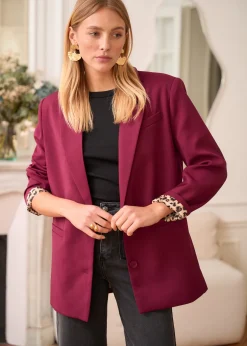 New Motus Boutique Blazer Naia Bordeaux-BlazerNaia