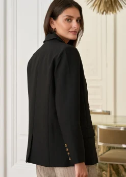 Shop Motus Boutique Blazer Toscane Noir-BlazerToscane