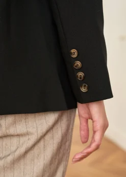 Shop Motus Boutique Blazer Toscane Noir-BlazerToscane