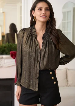 New Motus Boutique Blouse Amélia Bronze-BlouseAmélia