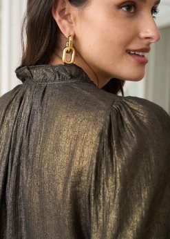 New Motus Boutique Blouse Amélia Bronze-BlouseAmélia