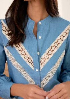 New Motus Boutique Blouse Assia Denim-BlouseAssia