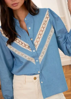 New Motus Boutique Blouse Assia Denim-BlouseAssia