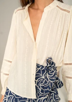 Flash Sale Motus Boutique Blouse Axelle Ivoire-BlouseAxelle