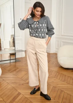 Discount Motus Boutique Blouse Belinda ImpriméFondNoir-BlouseBelinda