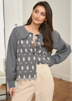 Discount Motus Boutique Blouse Belinda ImpriméFondNoir-BlouseBelinda