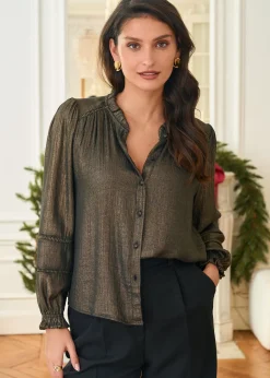 Hot Motus Boutique Blouse Cassiopée Bronze-BlouseCassiopée