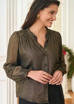 Hot Motus Boutique Blouse Cassiopée Bronze-BlouseCassiopée