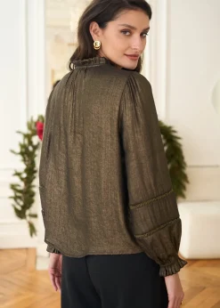 Hot Motus Boutique Blouse Cassiopée Bronze-BlouseCassiopée