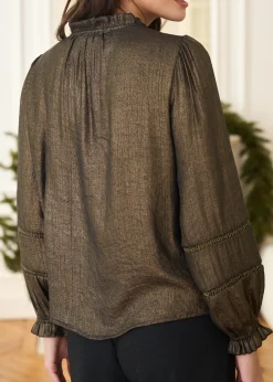 Hot Motus Boutique Blouse Cassiopée Bronze-BlouseCassiopée
