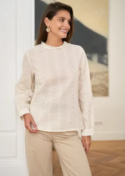 Hot Motus Boutique Blouse Laurie Beige-BlouseLaurie