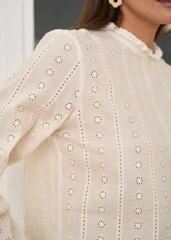 Hot Motus Boutique Blouse Laurie Beige-BlouseLaurie