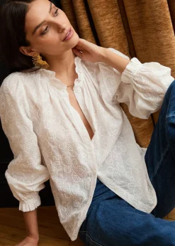 Cheap Motus Boutique Blouse Lexa Ecru-BlouseLexa
