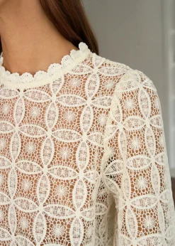 Online Motus Boutique Blouse Lorette Ivoire-BlouseLorette