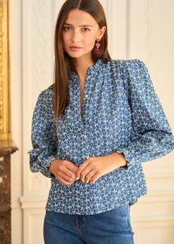 Online Motus Boutique Blouse Maia Bleu-BlouseMaia