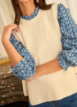 Online Motus Boutique Blouse Maia Bleu-BlouseMaia