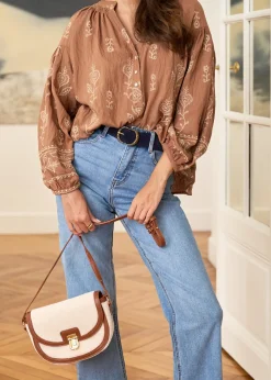 New Motus Boutique Blouse Manel Camel-BlouseManel