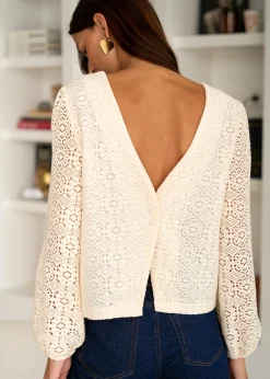 New Motus Boutique Blouse Maurice Beige-BlouseMaurice