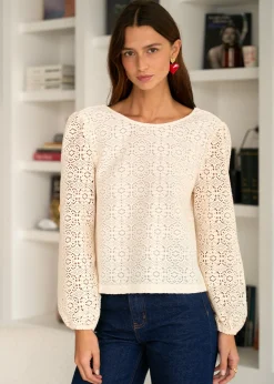 New Motus Boutique Blouse Maurice Beige-BlouseMaurice