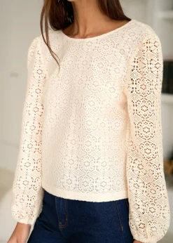 New Motus Boutique Blouse Maurice Beige-BlouseMaurice