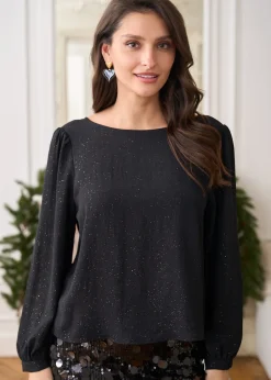 Best Motus Boutique Blouse Olga Noir-BlouseOlga