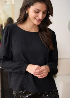 Best Motus Boutique Blouse Olga Noir-BlouseOlga