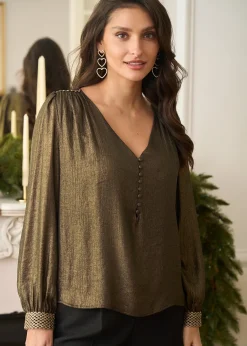 Hot Motus Boutique Blouse Olivia Bronze-BlouseOlivia