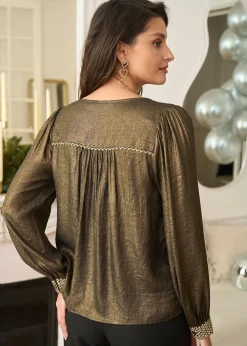Hot Motus Boutique Blouse Olivia Bronze-BlouseOlivia