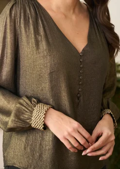 Hot Motus Boutique Blouse Olivia Bronze-BlouseOlivia