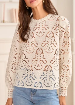 Best Motus Boutique Blouse Rose Ivoire-BlouseRose