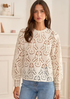 Best Motus Boutique Blouse Rose Ivoire-BlouseRose