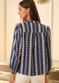 Flash Sale Motus Boutique Blouse Sand Marine-BlouseSand