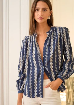 Flash Sale Motus Boutique Blouse Sand Marine-BlouseSand
