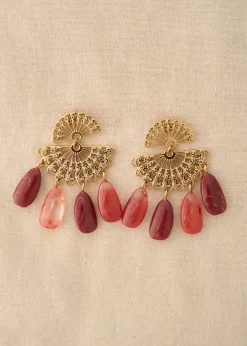 Hot Motus Boutique Boucles d'oreilles Aurel Rouge-Bouclesd'oreillesAurel