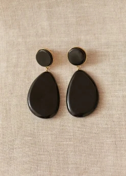 Best Motus Boutique Boucles d'oreilles Cécilia Noir-Bouclesd'oreillesCécilia
