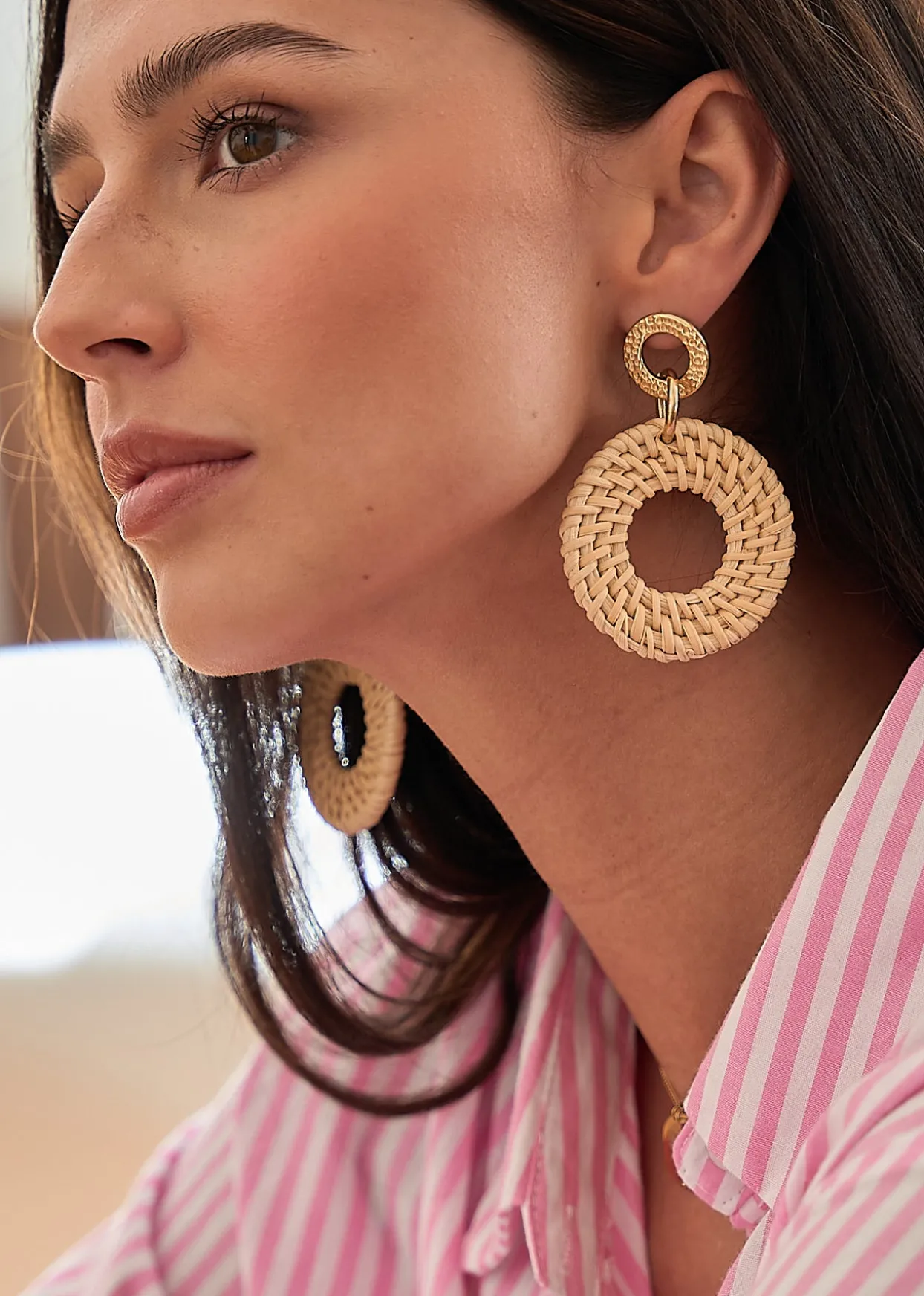 Cheap Motus Boutique Boucles d'oreilles Gala Beige-Bouclesd'oreillesGala